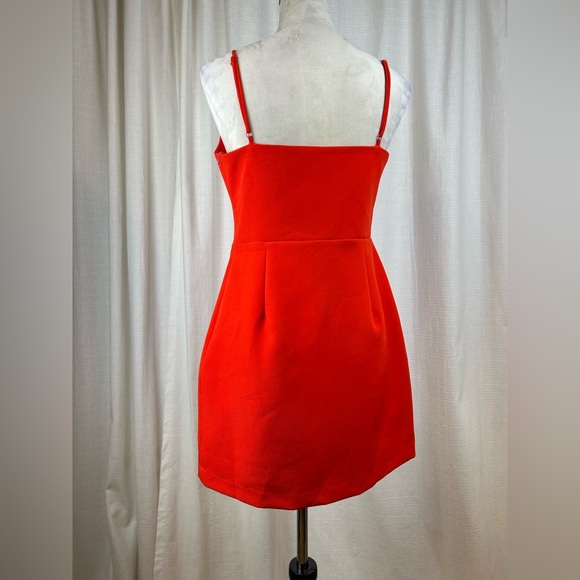 silence + noise by Anthropologie Bright Red Spaghetti-Strap Mini Dress - Picture 3 of 10